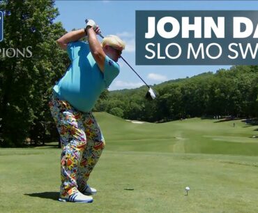 John Daly’s swing in slow motion (every angle)