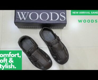 WOODS SANDAL MEN'S SHOES|| WOODS LEATHER SANDAL || WOOODS SANDAL BD || UNBOXING WOODS SANDAL