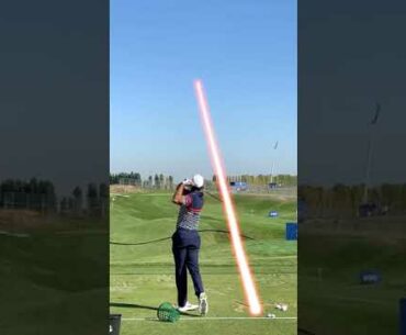 Tiger Woods Launching lasers slow motion golf swing