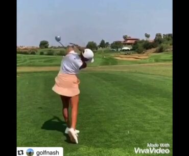Sierra Brooks amazing golf swing motivation! #ladiesgolf #alloverthegolf