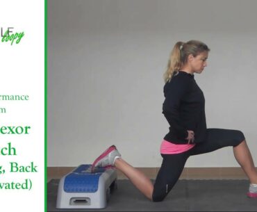 Hip Flexor Stretch (Kneeling, Back Foot Elevated)