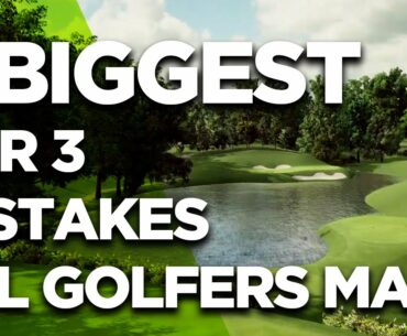 3 BIGGEST MISTAKES GOLFERS MAKE ON PAR 3's