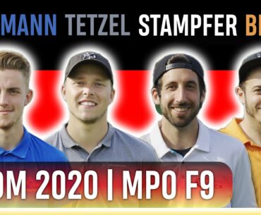 35. Deutsche Disc Golf Meisterschaft | MPO Final F9 | T. Hartmann, M. Tetzel, D. Stampfer, V. Braun