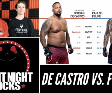 UFC Fight Night: Yorgan De Castro vs. Carlos Felipe Prediction