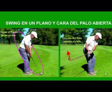 Wedge Delicado 6/ Swing en Plano y Cara del Palo abierta