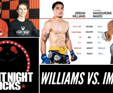 UFC Fight Night: Jordan Williams vs. Nassourdine Imavov Prediction