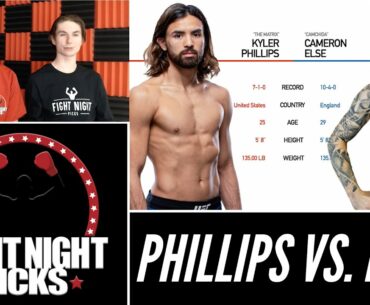 UFC Fight Night: Kyler Phillips vs. Cameron Else Prediction