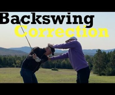 Backswing Correction to Improve your Game - Golf Lesson - IMPACT SNAP