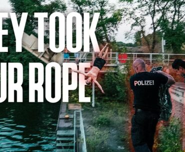 Polizei klaut unser Rope Swing! / Harte FAILS und TRIPLES am Kanal!