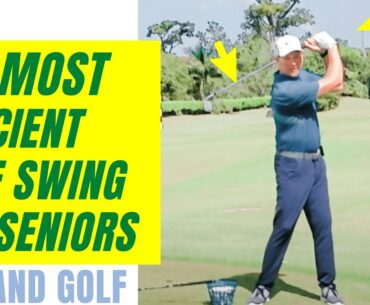 GOLF TIP | The Most Efficient Golf Swing For Seniors