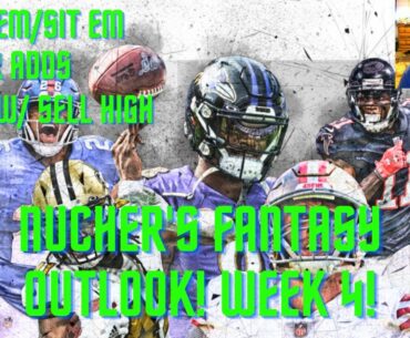 WEEK 4 FANTASY OUTLOOK! MOVES YOU NEED TO MAKE! Fantasy Football