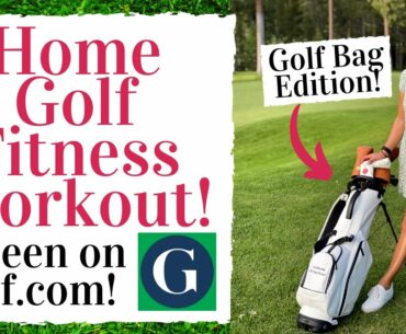 HOME GOLF WORKOUT! - As seen on GOLF.com - No equipment Needed!