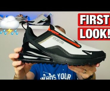 Nike Air Max 270 G SHIELD GOLF SHOES - FIRST LOOK - THE BEST GOLF SHOES FOR WINTER?