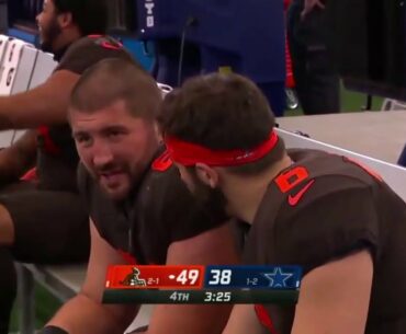 Cowboys Block Browns PAT Attempt And Browns RECOVER IN ENDZONE FOR 2 POINTS!