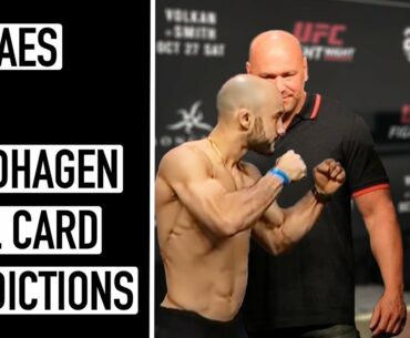 UFC Fight Night: Moraes vs. Sandhagen Full Card Predictions