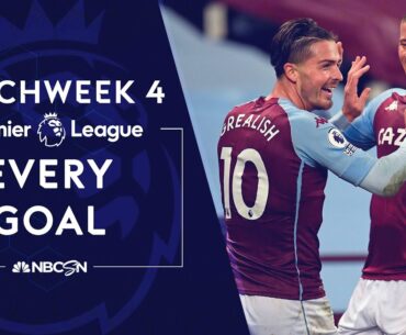 Every Premier League goal from 2020-21 Matchweek 4 | NBC Sports