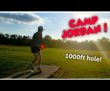 1000ft Hole! Camp Jordan Disc Golf Course Doubles! Episode 63