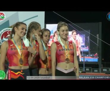 U-20 Women's 4*100m and 4*400m relays / Turkish Athletics 50th Balkan Championship 2020