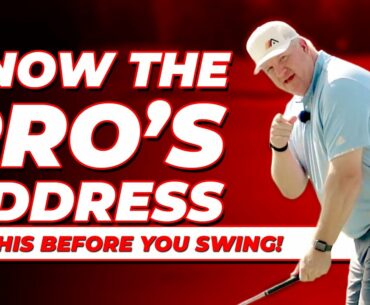 Pros vs Ams | GOLF SET UP and ADDRESSING THE BALL!