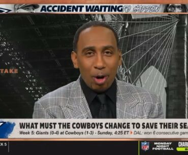 Stephen A. Smith can't stop laughing after Xavier Woods admits Cowboys 'lack of effort' | First Take