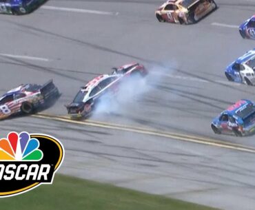 NASCAR Cup Series: Craziness starts early on Lap 1 at Talladega | Motorsports on NBC