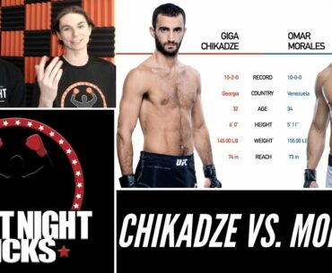 UFC Fight Night: Giga Chikadze vs. Omar Morales Prediction