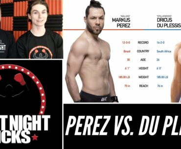 UFC Fight Night: Markus Perez vs. Dricus Du Plessis Prediction