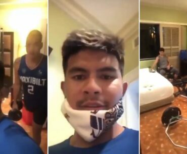 Room tour sa PBA bubble by Kiefer Ravena