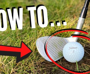 HOW TO PLAY FROM A MUDDY LIE IN WINTER!?