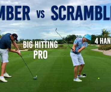 BIG HITTER vs SCRAMBLER - WHICH IS BETTER? Dechambeau vs Corey Pavin style golf part 1