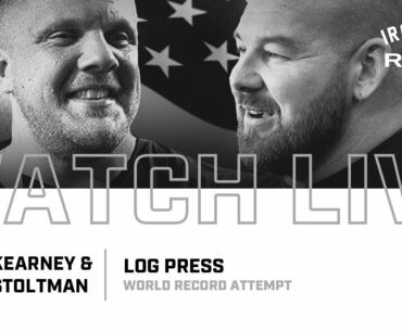 Full Live Stream | Kearney vs. Stoltman Log Press Record Attempt