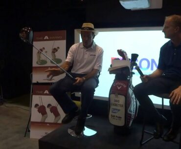 David Leadbetter on the Epson M-Tracer at the PGA Merchandise Show 2015 by Par2Pro