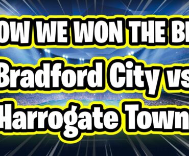 Sports Betting Tips - Bradford City vs Harrogate Town 0-1 12/10/20