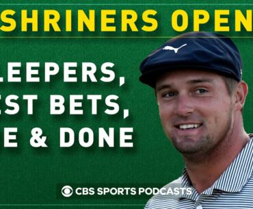 Shriners Hospitals For Children Open - BEST BETS, Sleepers + One & Done | The First Cut Golf Podcast