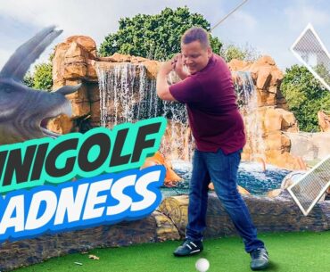 HE SMASHED MY BALL OUT THE WAY! | MINI GOLF MADNESS