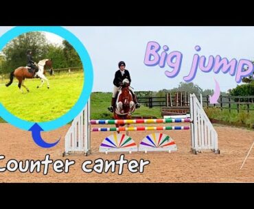 SHOW JUMPING COMPETITION | Laragh's new dressage moves | Footluce Eventing