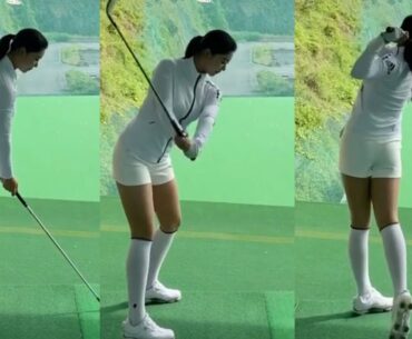 2020 miss korea seoul sportainment/  klpga pro golfer Him So LLi golf swing | SWING VIETNAM