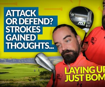 STROKES GAINED: ATTACK or DEFEND WHEN PLAYING GOLF?? Machynys Peninsula Golf Club [PART 1]