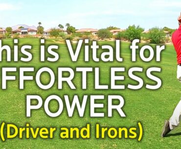 EFFORTLESS POWER WITH MORE ROTATION (Driver and Irons)