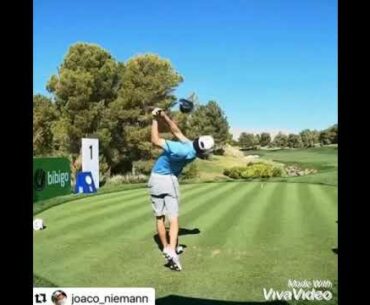 Joaco Niemann amazing golf swing slow motion #Bestgikfswings #alloverthegolf