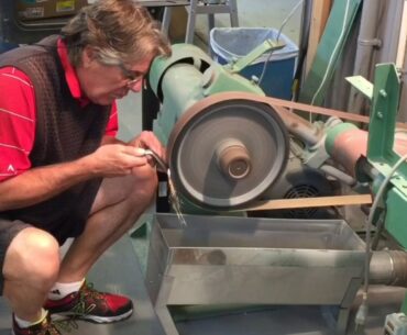 Tom Wishon Grinds Away on a Sand Wedge Prototype