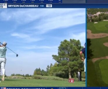 Bryson Dechambeau Nearly Drives 419 yd Par-4