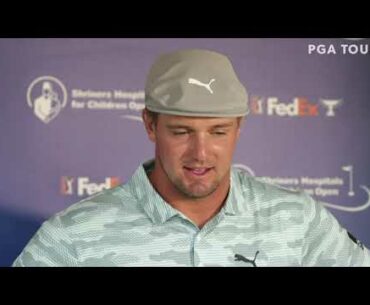 Bryson DeChambeau Saturday Flash Interview 2020 Shriners Hospitals for Children Open - Round 3