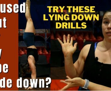 Lying down body alignment drills | for HANDSTANDS