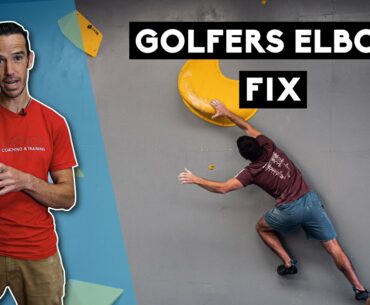 A Possible Solution To Golfer's Elbow: The Climber's Stretch