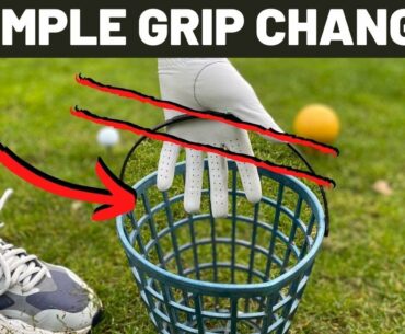 Simple Grip Change to Stop Your Slice -  LONGER and STRAIGHTER Drives