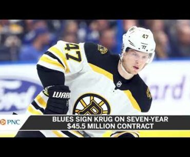 Torey Krug Is Already Making "Step Brothers" References With Blues Players