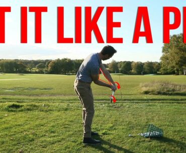 THIS IS HOW THE PROS HIT THE BALL AND THIS DRILL WILL TEACH YOU TOO