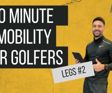 [10 Minute Mobility For Golfers] Macro Golf: Legs with Foam Roller