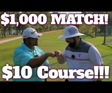 Big Money Golf Match on $10 Golfnow Hot Deal Course | Golf Course Vlog